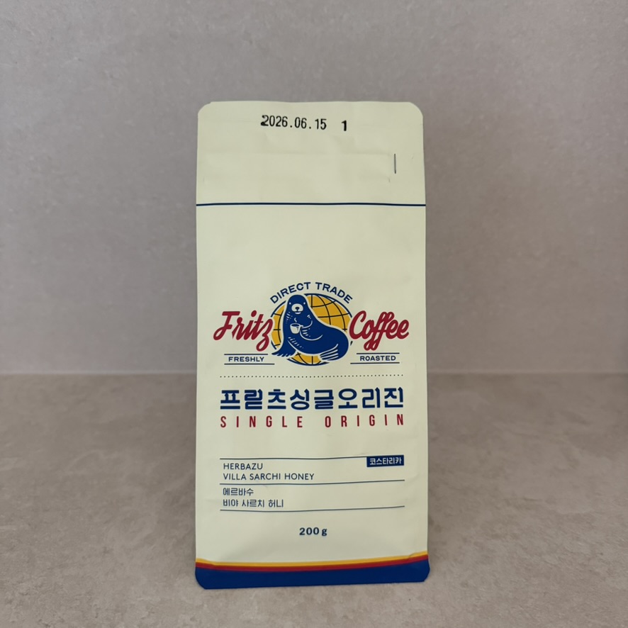 프릳츠 코스타리카 에르바수 비야 사르치 허니 원두